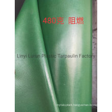 Military Green 480 GSM PVC Tarpaulin with Fire Retardants